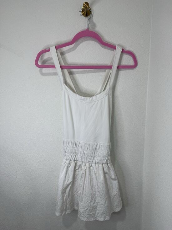 Free People Pants - Free People Movement The Way Home Skortsie Romper White Active Size Large